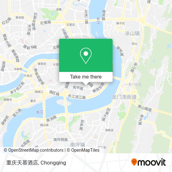 重庆天慕酒店 map