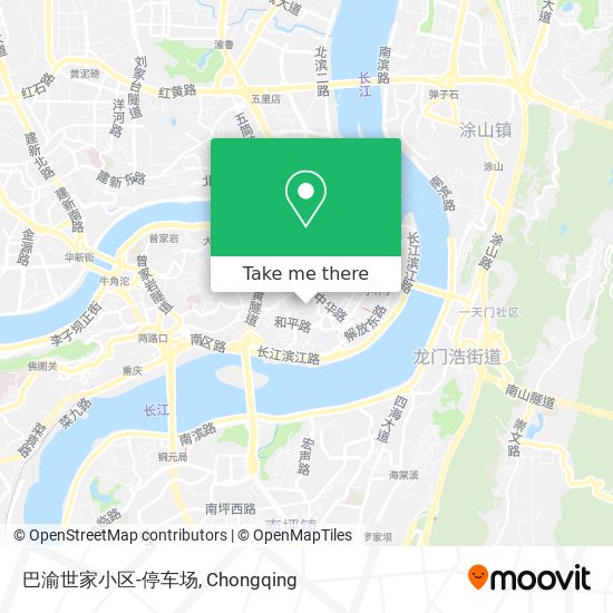 巴渝世家小区-停车场 map