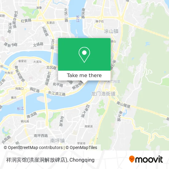 祥润宾馆(洪崖洞解放碑店) map