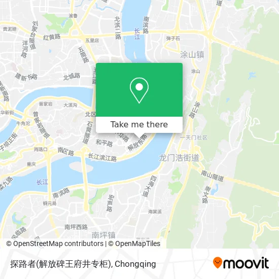 探路者(解放碑王府井专柜) map