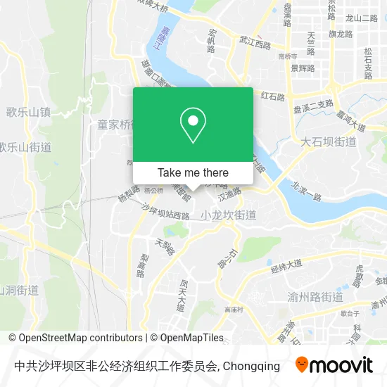 中共沙坪坝区非公经济组织工作委员会 map