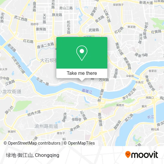 绿地·御江山 map