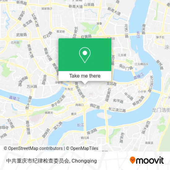 中共重庆市纪律检查委员会 map