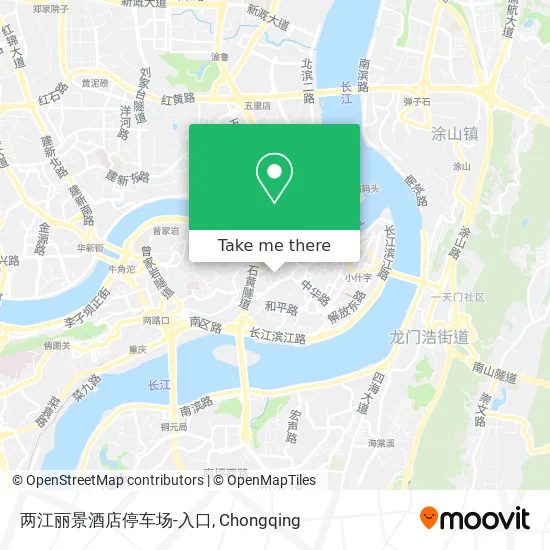 两江丽景酒店停车场-入口 map
