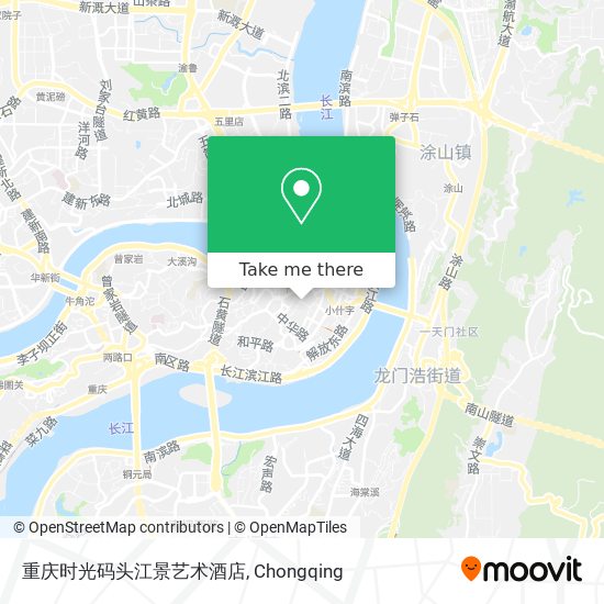 重庆时光码头江景艺术酒店 map