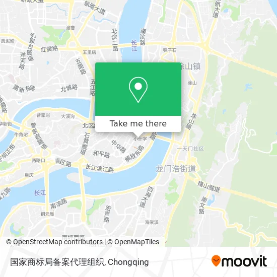 国家商标局备案代理组织 map