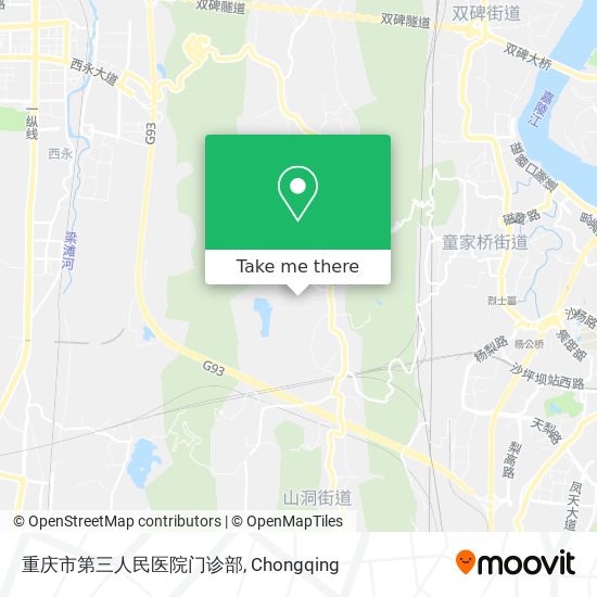 重庆市第三人民医院门诊部 map