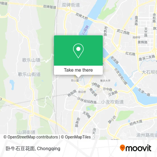 卧牛石豆花面 map