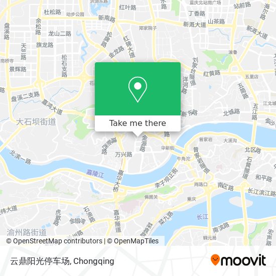 云鼎阳光停车场 map