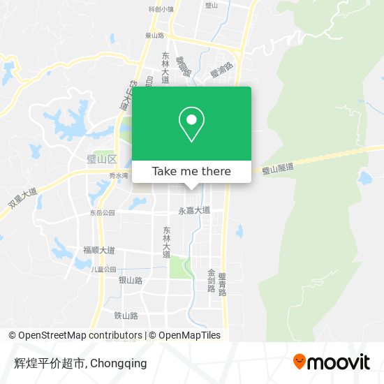 辉煌平价超市 map