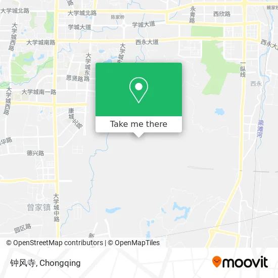 钟风寺 map