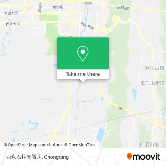 西永石柱安置房 map