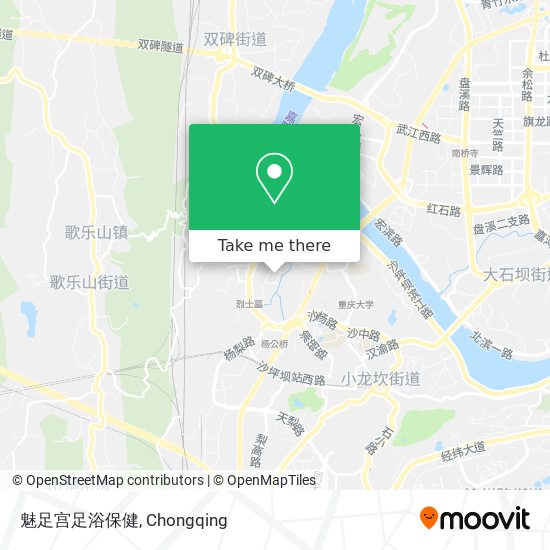 魅足宫足浴保健 map