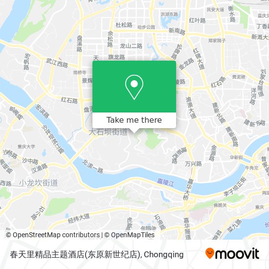 春天里精品主题酒店(东原新世纪店) map