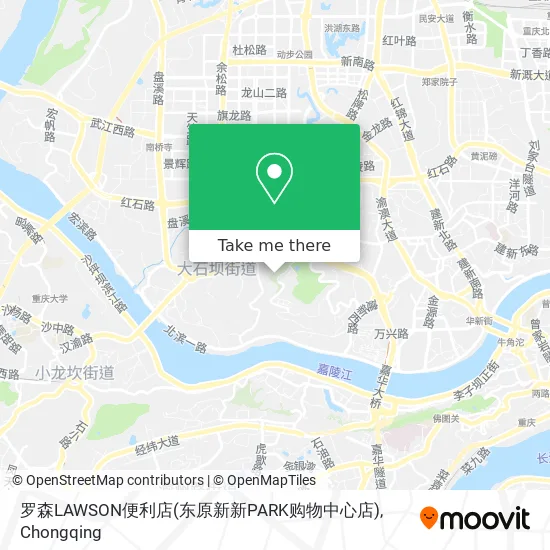 罗森LAWSON便利店(东原新新PARK购物中心店) map