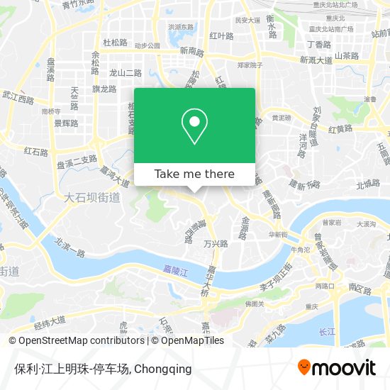 保利·江上明珠-停车场 map