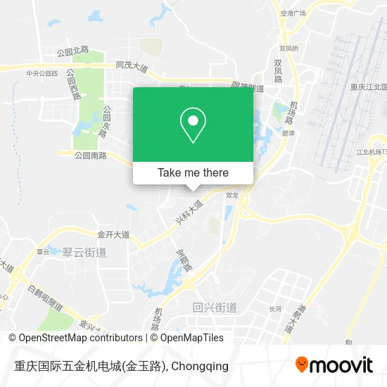 重庆国际五金机电城(金玉路) map