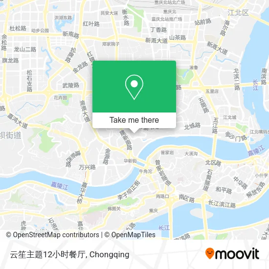 云笙主题12小时餐厅 map