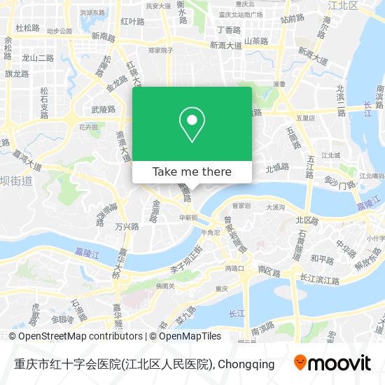 重庆市红十字会医院(江北区人民医院) map