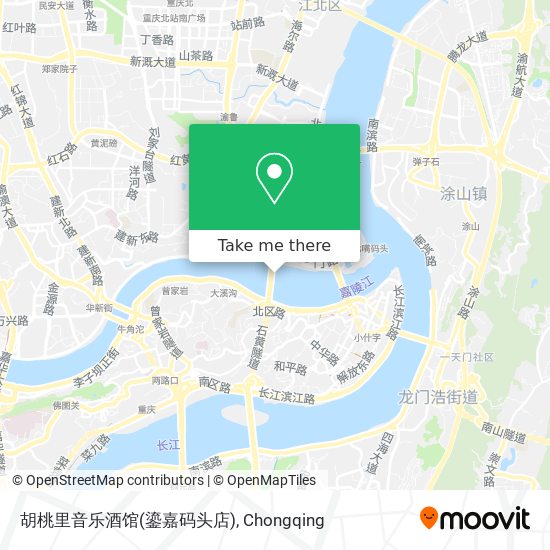胡桃里音乐酒馆(鎏嘉码头店) map