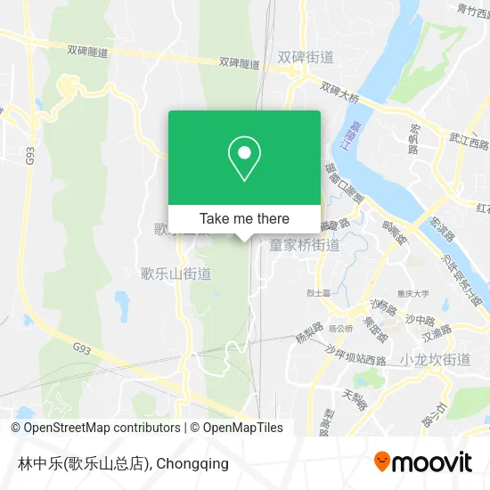 林中乐(歌乐山总店) map