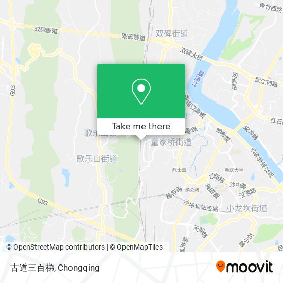 古道三百梯 map