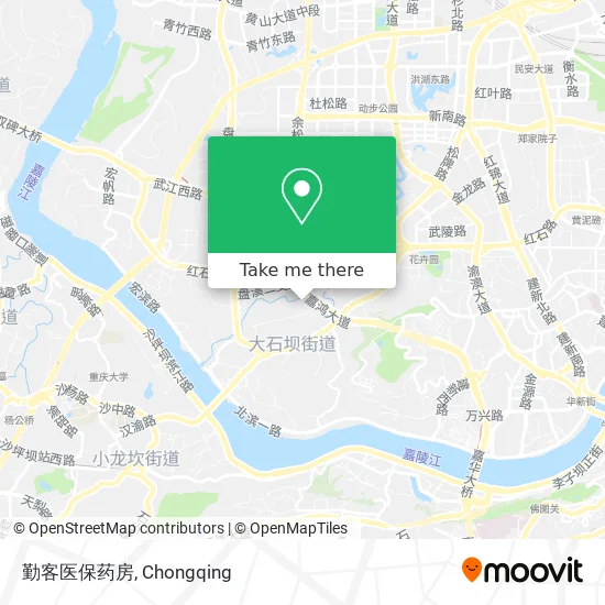 勤客医保药房 map