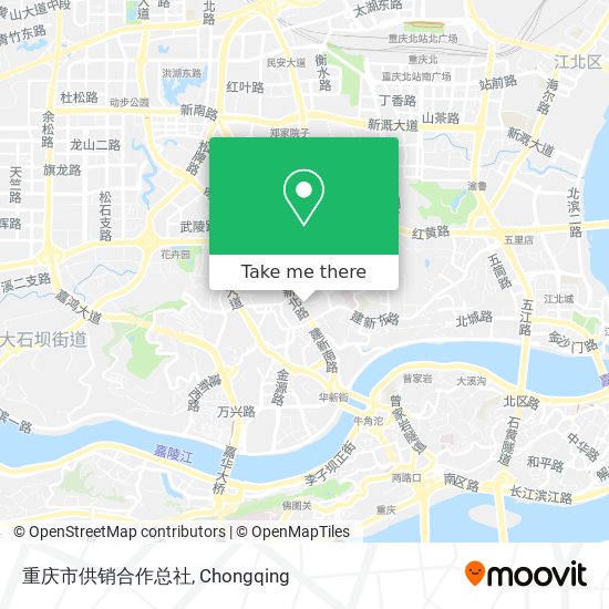 重庆市供销合作总社 map