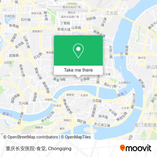 重庆长安医院-食堂 map