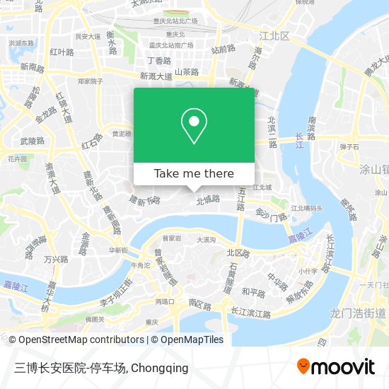 三博长安医院-停车场 map