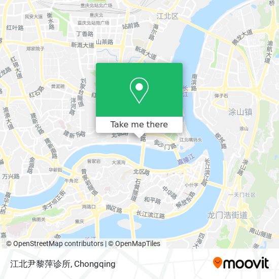 江北尹黎萍诊所 map