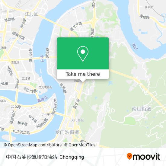 中国石油沙岚垭加油站 map