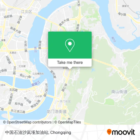 中国石油沙岚垭加油站 map