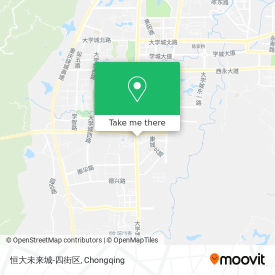 恒大未来城-四街区 map