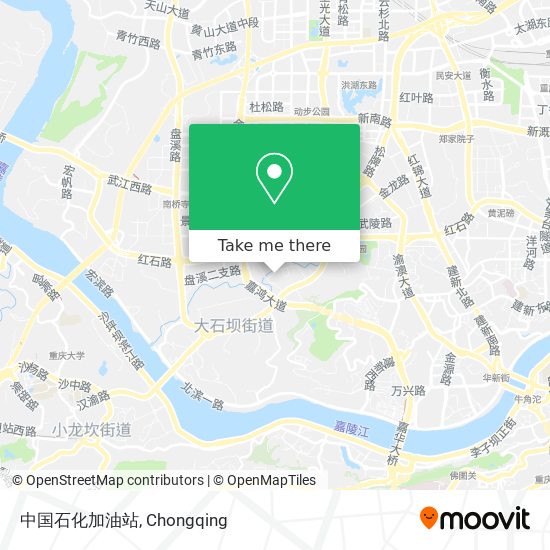 中国石化加油站 map
