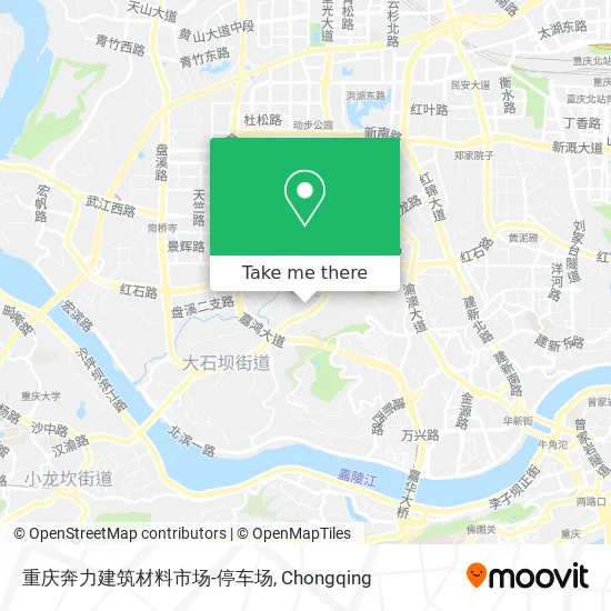 重庆奔力建筑材料市场-停车场 map