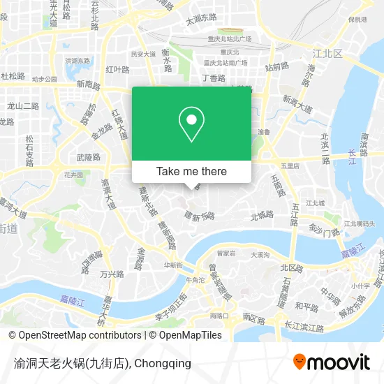 渝洞天老火锅(九街店) map