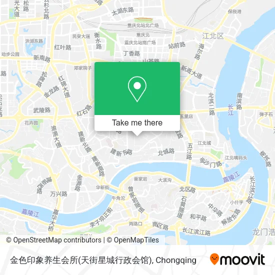 金色印象养生会所(天街星城行政会馆) map