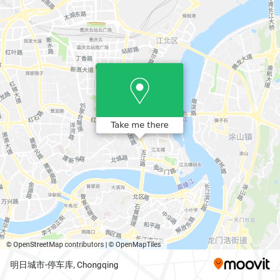 明日城市-停车库 map