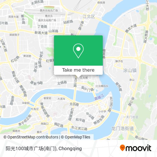 阳光100城市广场(南门) map
