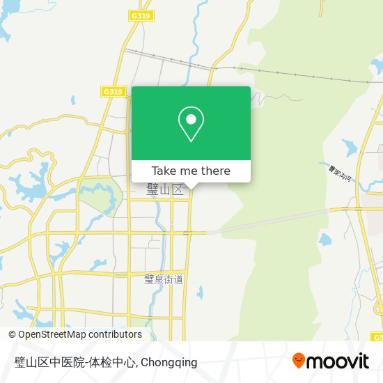 璧山区中医院-体检中心 map