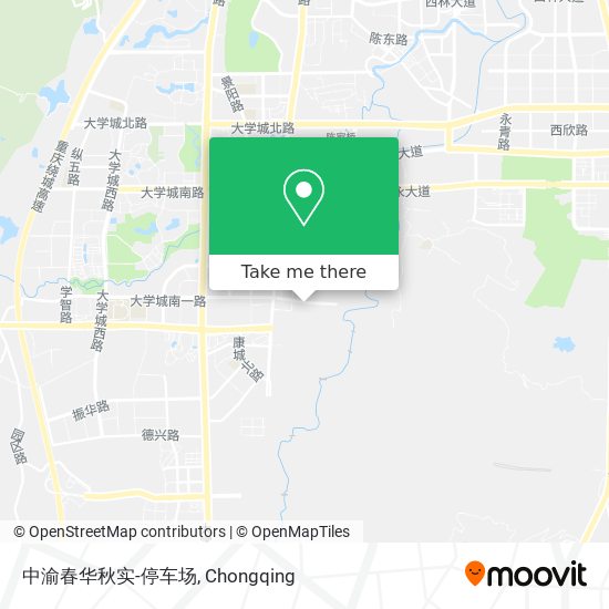 中渝春华秋实-停车场 map