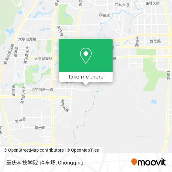 重庆科技学院-停车场 map
