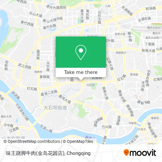 味王跷脚牛肉(金岛花园店) map