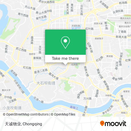天诚物业 map