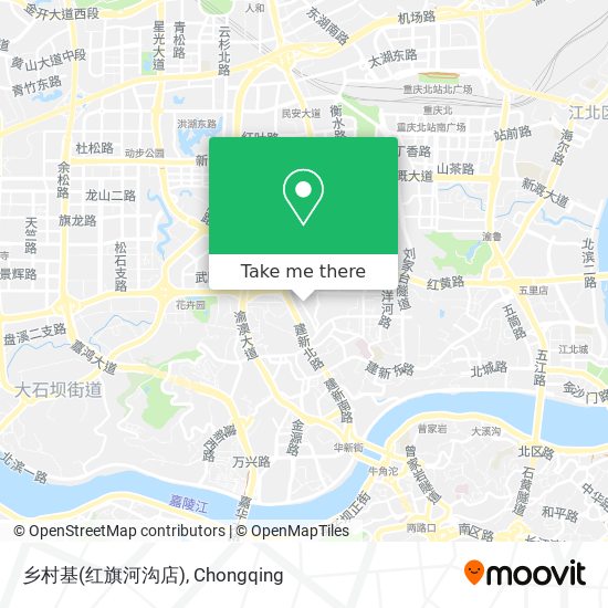 乡村基(红旗河沟店) map