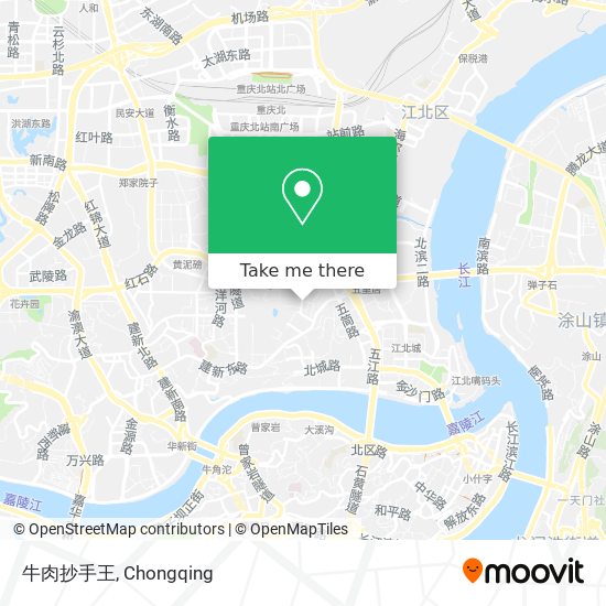 牛肉抄手王 map