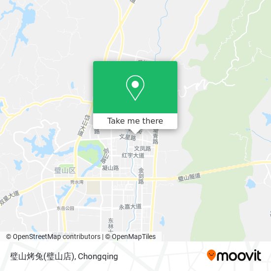 璧山烤兔(璧山店) map