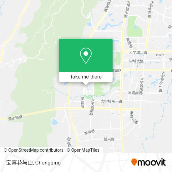 宝嘉花与山 map