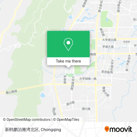 新鸥鹏泊雅湾北区 map